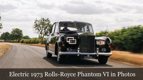 London’s Mayor Just Turned the City’s 1973 Rolls-Royce Limousine Into an EV