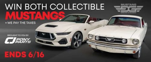 Ends Today: Win Twin Mustangs Separated by Sixty Years