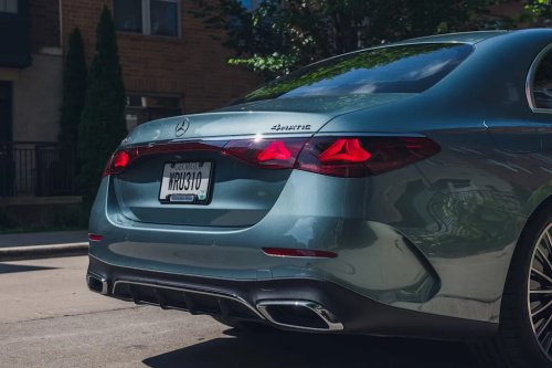 See Exterior Pics of the 2026 Mercedes-Benz E450