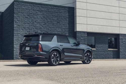 See Exterior Pics of the 2026 Cadillac Escalade IQL