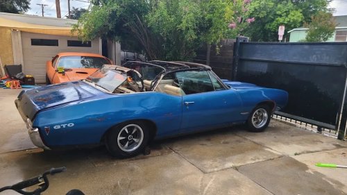 This Rare 1968 Pontiac GTO Convertible 400 HO Is a Restoration Project Worth Saving
