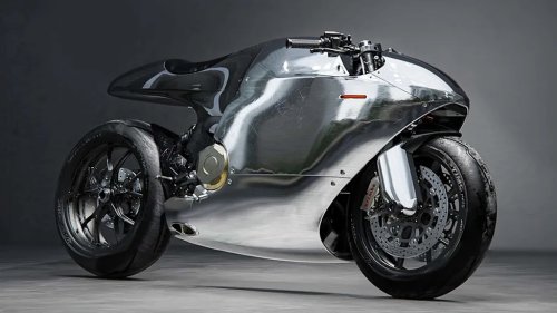 Bandit9’s Liquid Metal Ducati 821 Is An Art Deco Rocketship