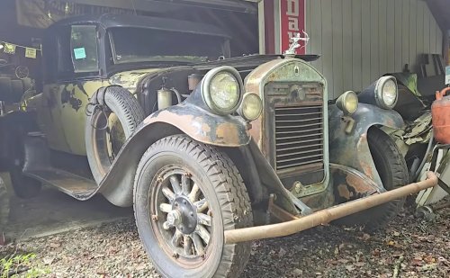 SEAT, Untouched for Nearly a Century: A 1928 Pierce-Arrow Model 81 Rumble-Seat Coupe Turns Up in a Massachusetts Barn