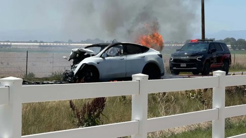 Woman Credits Model Y With Saving Her Life After Head-On Crash