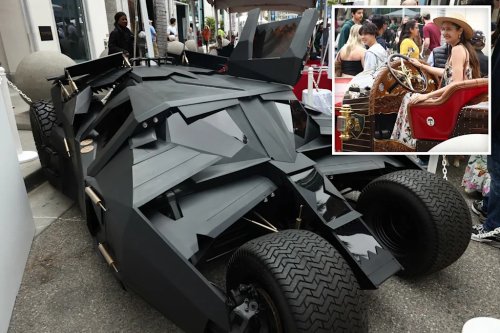Supercar showdown on Rodeo Drive as the Batmobile lines up with world’s rarest (and most expensive) racers