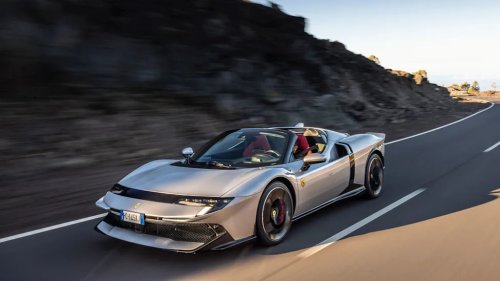 Road Test: The 1,036 HP Ferrari 849 Testarossa Spider Delivers Brutal Speed and Brutalist Styling