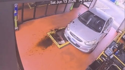 Man Went for an Oil Change Then Paid Nearly $400 for a Tow Truck After Falling Into a Pit