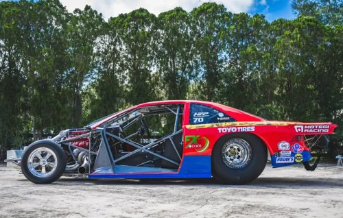 Record-Setting AEM Honda Civic Drag Car Resurfaces at Auction After Years in Police Custody