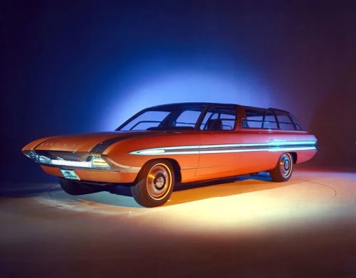 This Ford's Wagon From 1964 Literally Has A Living Room Sofa Inside