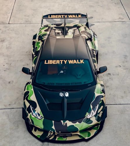 Liberty Walk’s New Huracán Kit Leaves Just the Doors and Roof