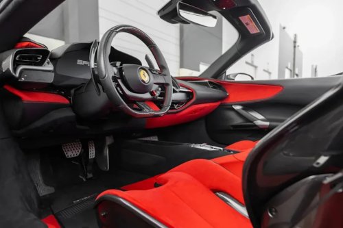 Ferrari, Ferrari SF90 Spider, Heavily Optioned 2023 Ferrari SF90 Spider Bid to $460,000 With Four Days Left
