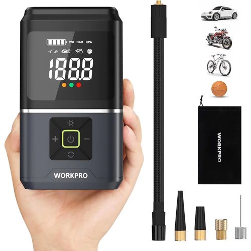 Workpro's Portable Air Compressor Is Just $17 at Walmart This Week, and It's Perfect for Road Trips
