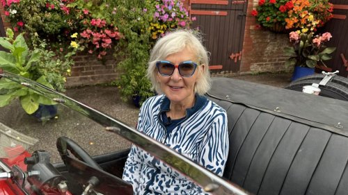 Classic car returns to factory after 90 years