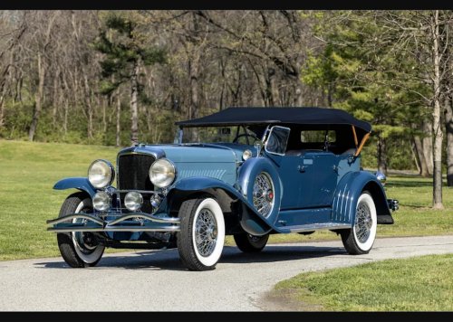 This Restored 1932 Duesenberg Model J Dual Cowl Phaeton Carries Decades of Blue-Chip Collector History