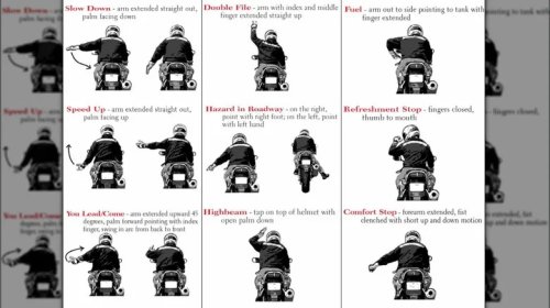 What Does It Mean When A Motorcyclist Taps The Top Of Their Helmet?