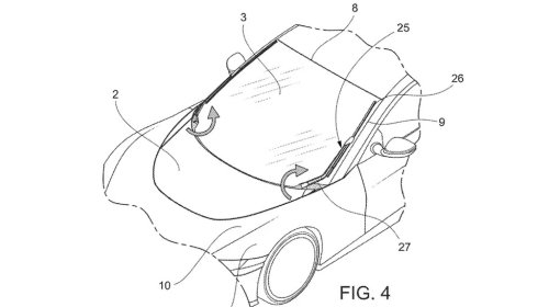 Ferrari, Ferrari's New Patent Shows A Bizarre Place To Store The Luce's Windshield Wipers