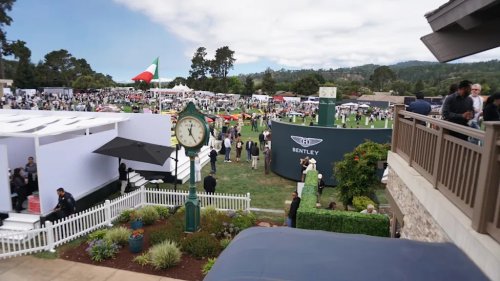 The Quail Flies into Monterey with Cars and Copters