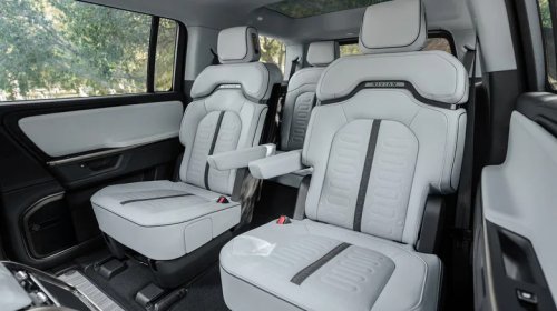 Rivian, The Cupholders On Rivian's New Captain's Chairs Are Delightfully Simple Pleasures For Parents