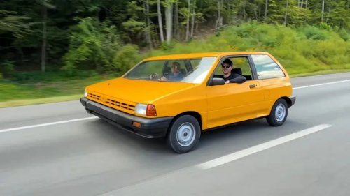 This Man Says He Has Made the Widest Street Legal Car in the World From a Ford Festiva