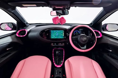 Toyota, Toyota channels Y2K 'McBling' fashion with pink Juicy car