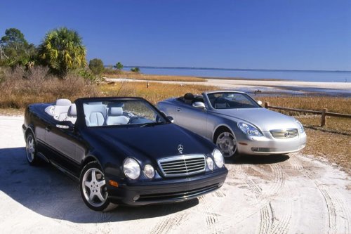 Lexus, Mercedes-Benz, View Photos of the 2001 Lexus SC430 vs. Mercedes-Benz CLK430 Comparison Test