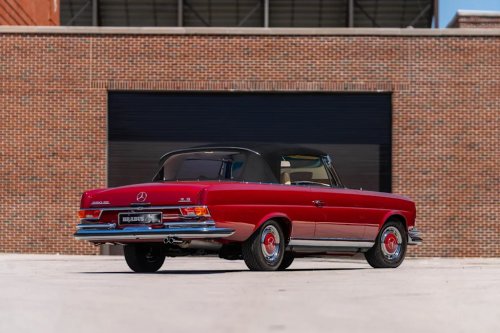 Mercedes-Benz, BRABUS-Restored 1971 Mercedes-Benz 280 SE 3.5 Cabriolet Is for Sale on Mecum's Monterey Auction
