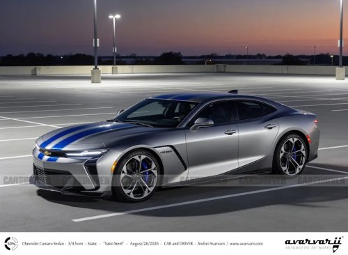 2029 Chevy Camaro Sedan Is a V-8-Powered American Muscle Car Worth Waiting For