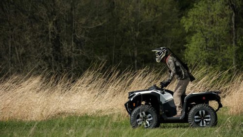 Can-Am's All-Electric Outlander ATV Is The Perfect Midwest and Eastern Hunting Partner. Silent And Reliable