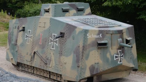 The History Of Germany's WW1 A7V Sturmpanzerwagen - The World's Rarest Tank