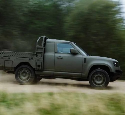 Oh Look: Land Rover Officially Built A Single-Cab Defender Pickup