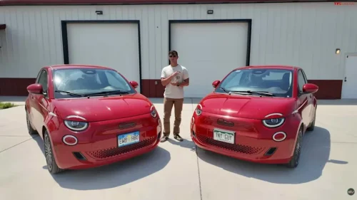 What's It Like To Live With A (Mostly) Free Fiat 500e For Two Years? These YouTubers Found Out