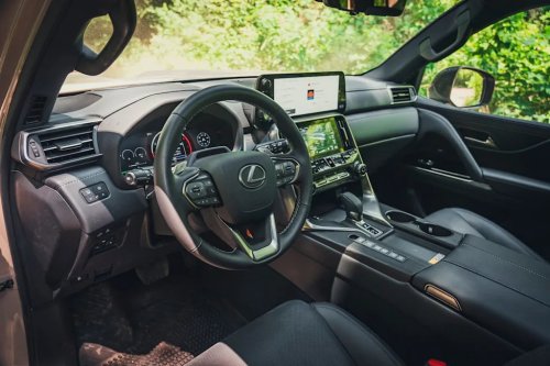 View Interior Photos of the 2026 Lexus LX700h Overtrail