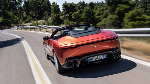 The Ferrari Amalfi Spider in Photos