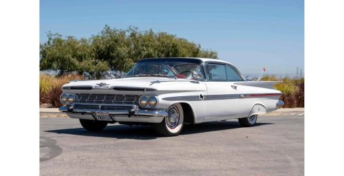 This 1959 Chevrolet Impala Sport Coupe 348 Is Chasing Bids on Hagerty Marketplace