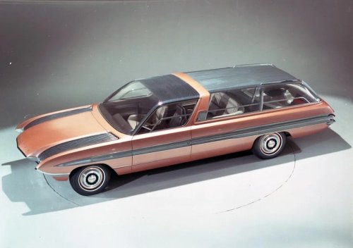 Ford, This Ford's Wagon From 1964 Literally Has A Living Room Sofa Inside