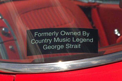 Here's Your Chance to Buy George Strait's Signet Red 1958 Corvette