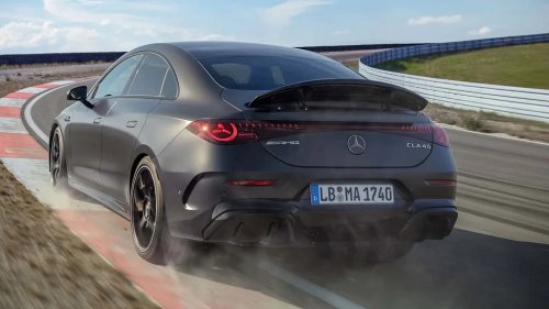 The New Mercedes-AMG CLA EV’s Huge Power Comes From Three Tiny Motors