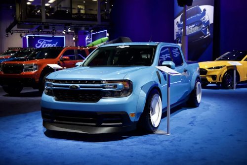 Ford, Tucci Hot Rods Stuffs a Twin-Turbo V8 Into a Ford Maverick