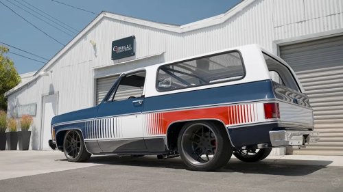Chevy, This Pro-Touring '73 Chevy Blazer Packs a Supercharged 600-HP LSA V8 and Track-Ready Engineering