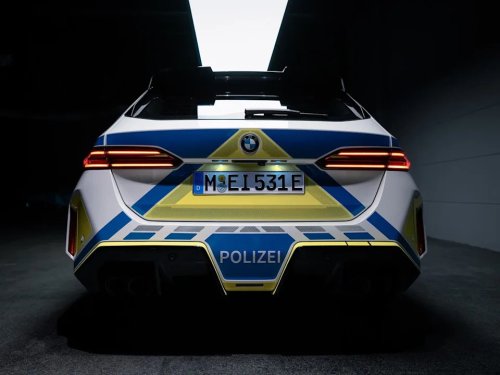 BMW Built a Road-Ready M5 Touring Police Car