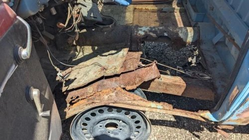 Junkyard Find: 1974 Ford Courier with Cologne V6 swap