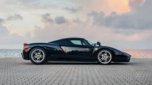 Someone Drove This Rare Black Ferrari Enzo, And It Will Cost Them Millions