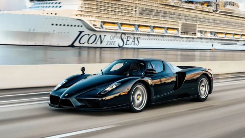 Someone Drove This Rare Black Ferrari Enzo, And It Will Cost Them Millions