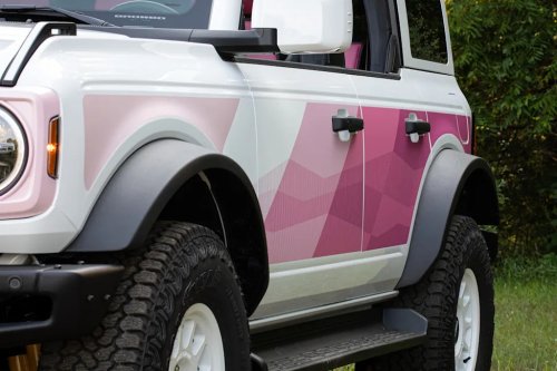 Ford, Ford Bronco, This Pink Ford Bronco Looks Inspired by Barbie, but Is Actually a Tribute to Utah's Great Salt Lake