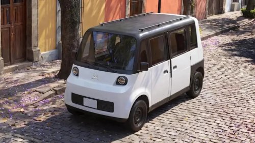 Mexico's Tiny Electric Truck Costs $8,400 And Hauls 1,430 Pounds