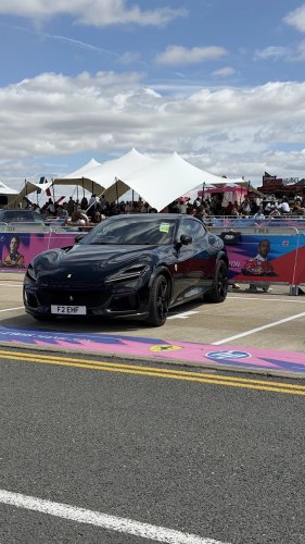 Here’s a Peek at the F1 Drivers’ Parking Lot in Silverstone