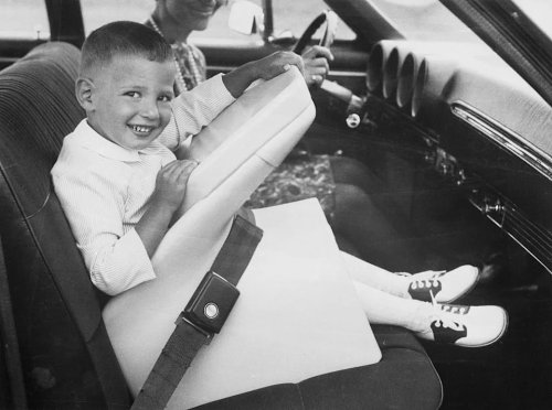 13 unbelievable child car seats from the past century
