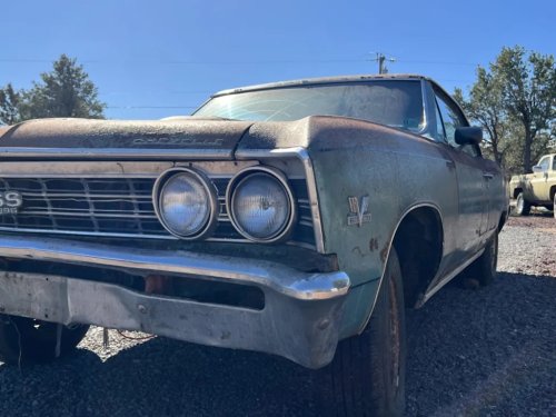 Genuine 138 1967 Chevelle SS 396 Project Car Is A 4-Speed Barn Find Begging For A Second Life