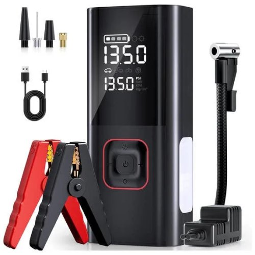 Ditch roadside assistance for a $38 tire inflator and jump starter combo