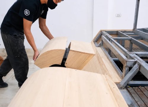 This Dad Built a Giant, Drivable Wooden Tank Because a Toy Just Wasn’t Enough